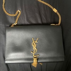 YSL MEDIUM KATE BAG - Dimensions: 6"H x 9 1/2"W x 2 3/4"D